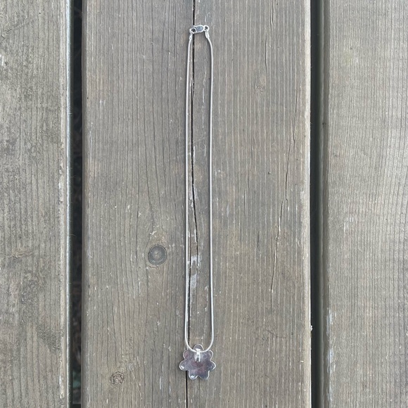 Sylvie Lupien Sterling Silver Colorful Flower Pendant 
Necklace - Picture 9 of 16